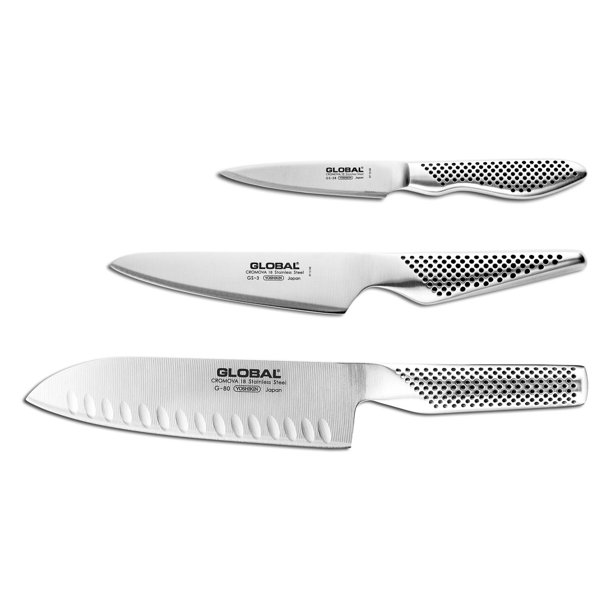 Global Knives Classic 3 Piece Assorted Knife Set Wayfair